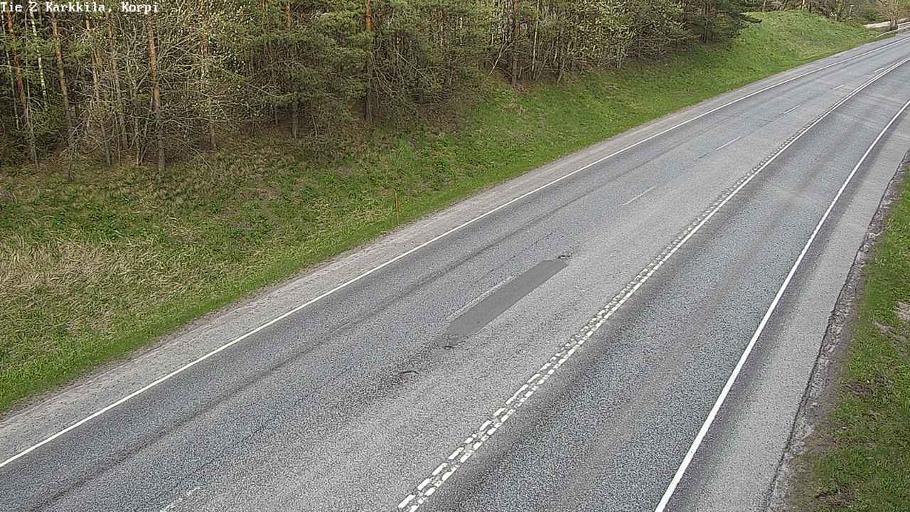 Weather Camera Image Road 2 Karkkila, Kappeli, Karkkila, Uusimaa