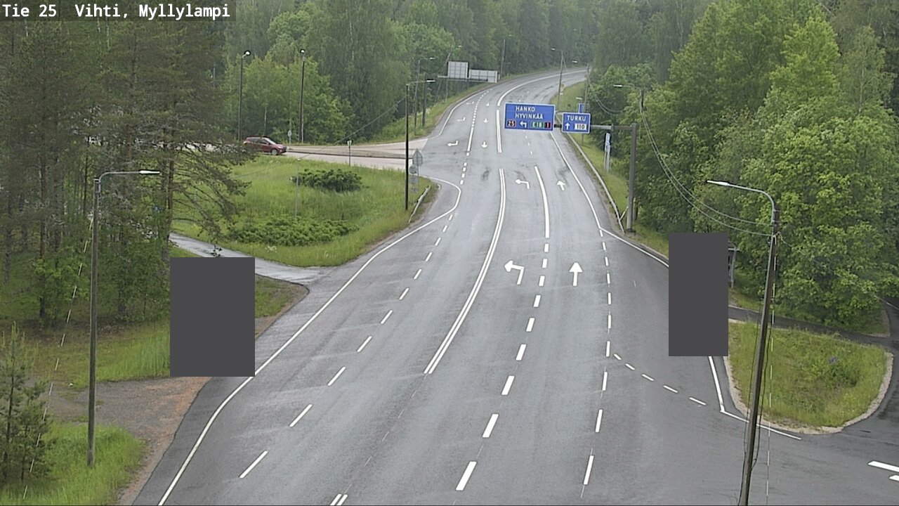 Weather Camera Image Väg 25 Lojo Myllylampi, Lohja, Uusimaa
