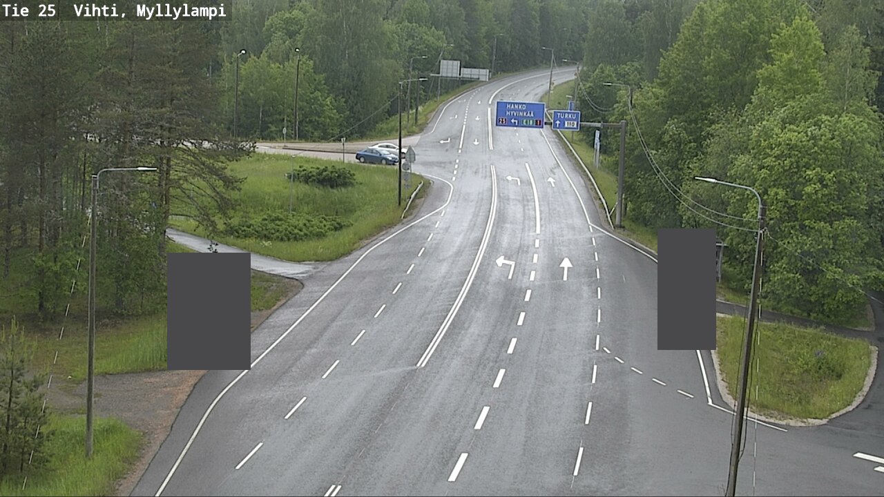 Weather Camera Image Road 25 Lohja Myllylampi, Lohja, Uusimaa