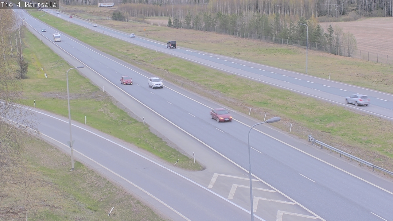 Weather Camera Image Väg 4 Mäntsälä, Mäntsälä, Uusimaa