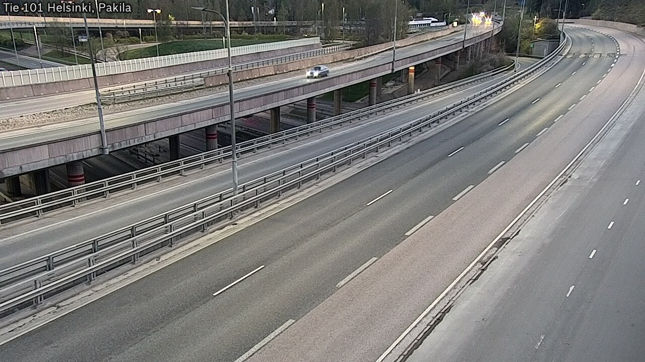 Weather Camera Image Väg 101 Helsingfors, Baggböle, Helsinki, Uusimaa