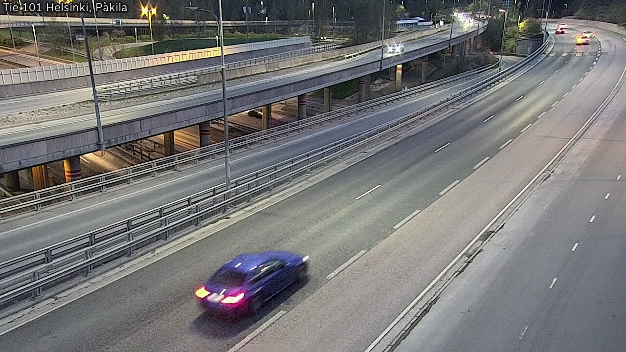 Weather Camera Image Väg 101 Helsingfors, Baggböle, Helsinki, Uusimaa