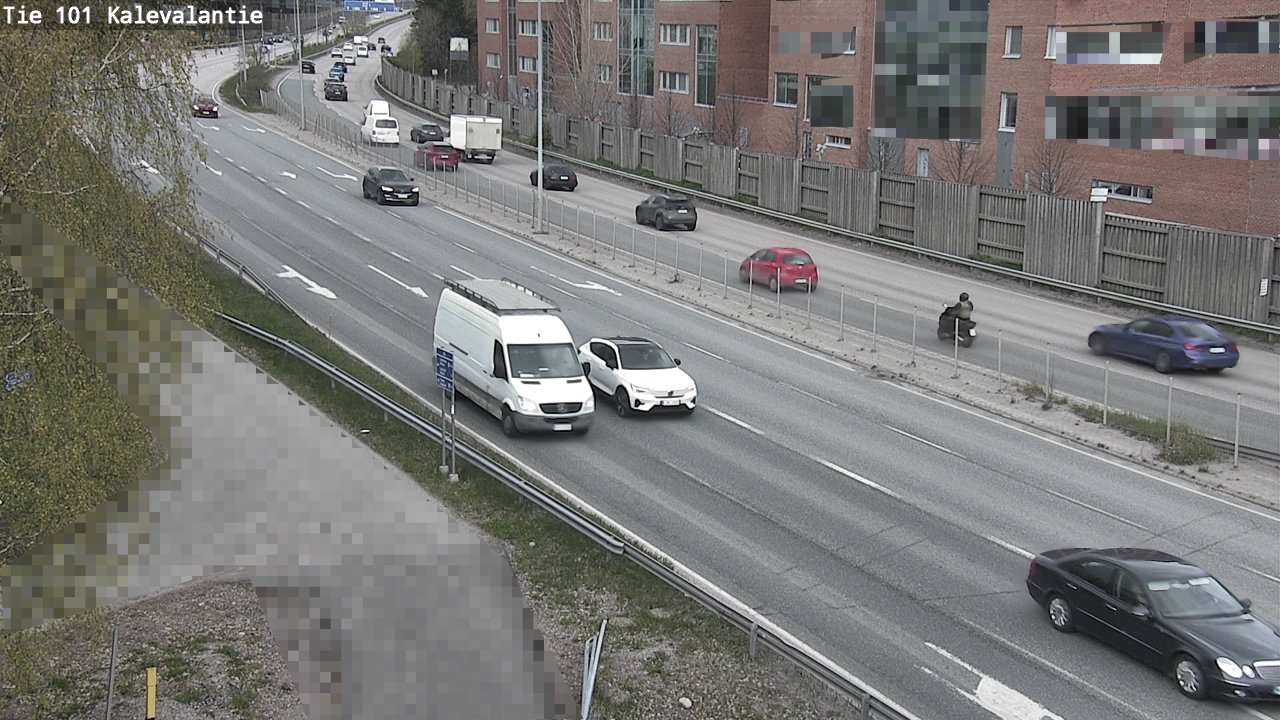 Weather Camera Image Road 101 Kalevalantie, Espoo, Uusimaa