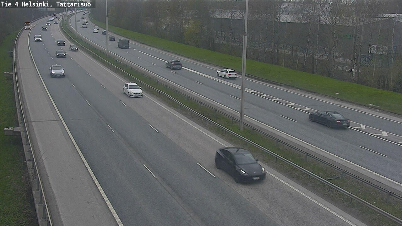 Weather Camera Image Väg 4 Helsingfors, Tattarmossen, Helsinki, Uusimaa
