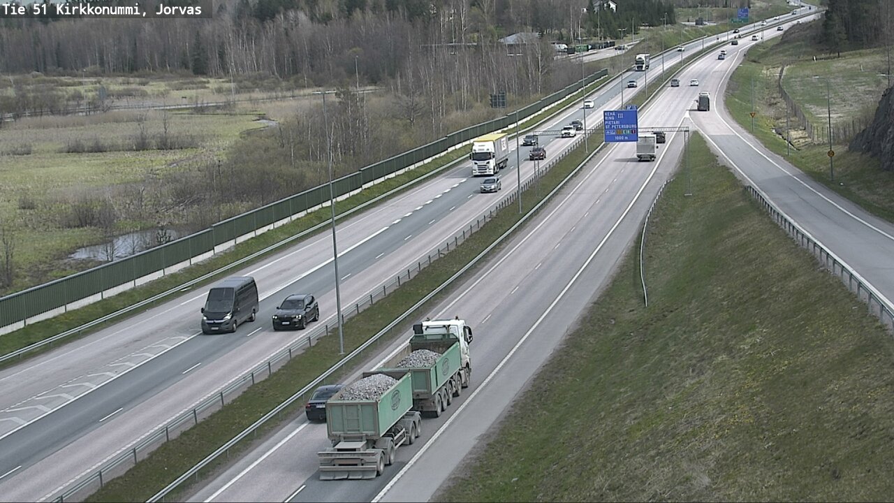 Weather Camera Image Road 51 Kirkkonummi, Jorvas, Kirkkonummi, Uusimaa