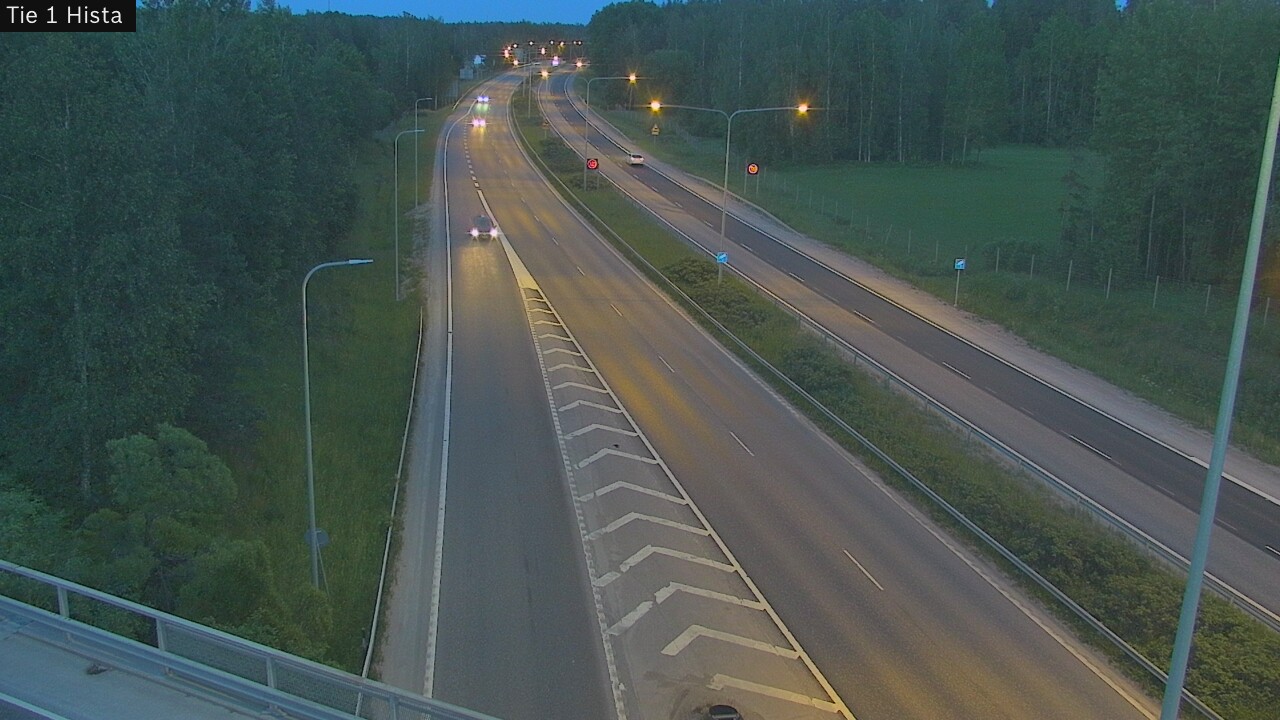 Weather Camera Image Road 1 Espoo, Hista, Espoo, Uusimaa