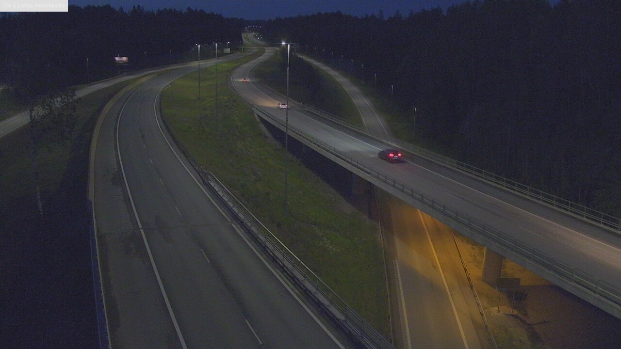 Weather Camera Image Road 1 Lohja, Hevoskallio, Lohja, Uusimaa