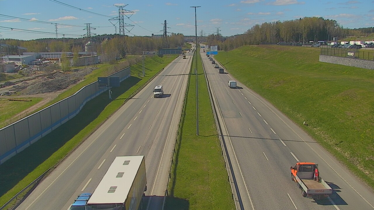 Weather Camera Image Väg 50 Vanda Mårtensdal, Vantaa, Uusimaa