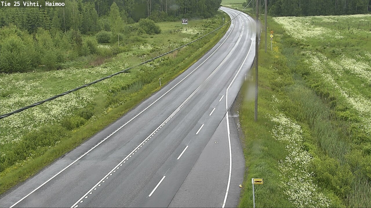 Weather Camera Image Väg 25 Vichtis, Haimoo, Vihti, Uusimaa