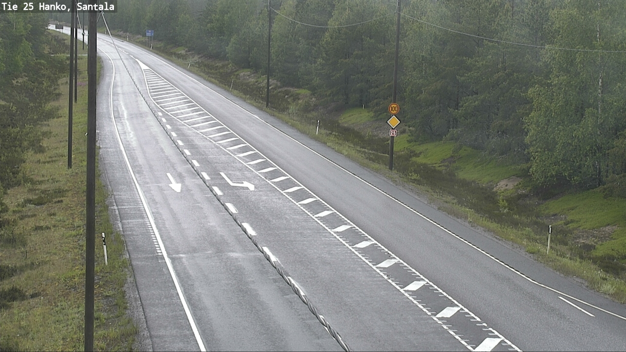 Weather Camera Image Road 25 Hanko, Santala, Hanko, Uusimaa