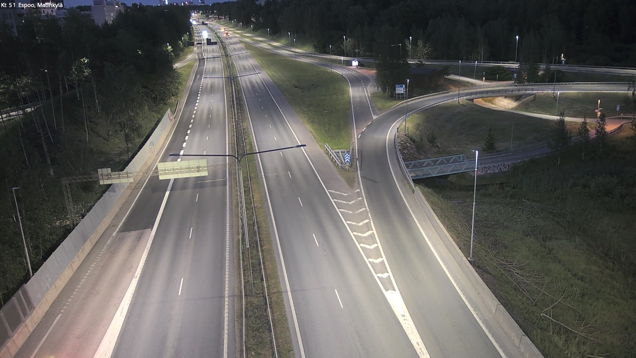 Weather Camera Image Road 51 Espoo, Matinkylä, Espoo, Uusimaa