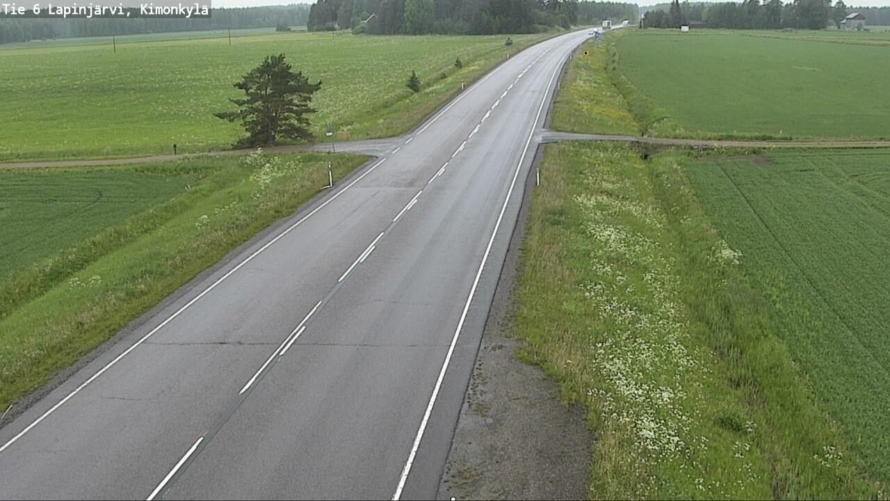 Weather Camera Image Road 6 Lapinjärvi, Kimonkylä, Lapinjärvi, Uusimaa