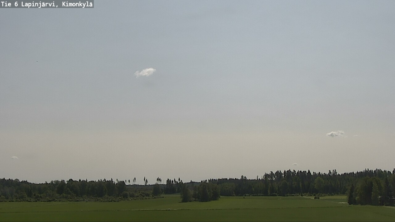 Weather Camera Image Väg 6 Lapinjärvi, Kimoböle, Lapinjärvi, Uusimaa