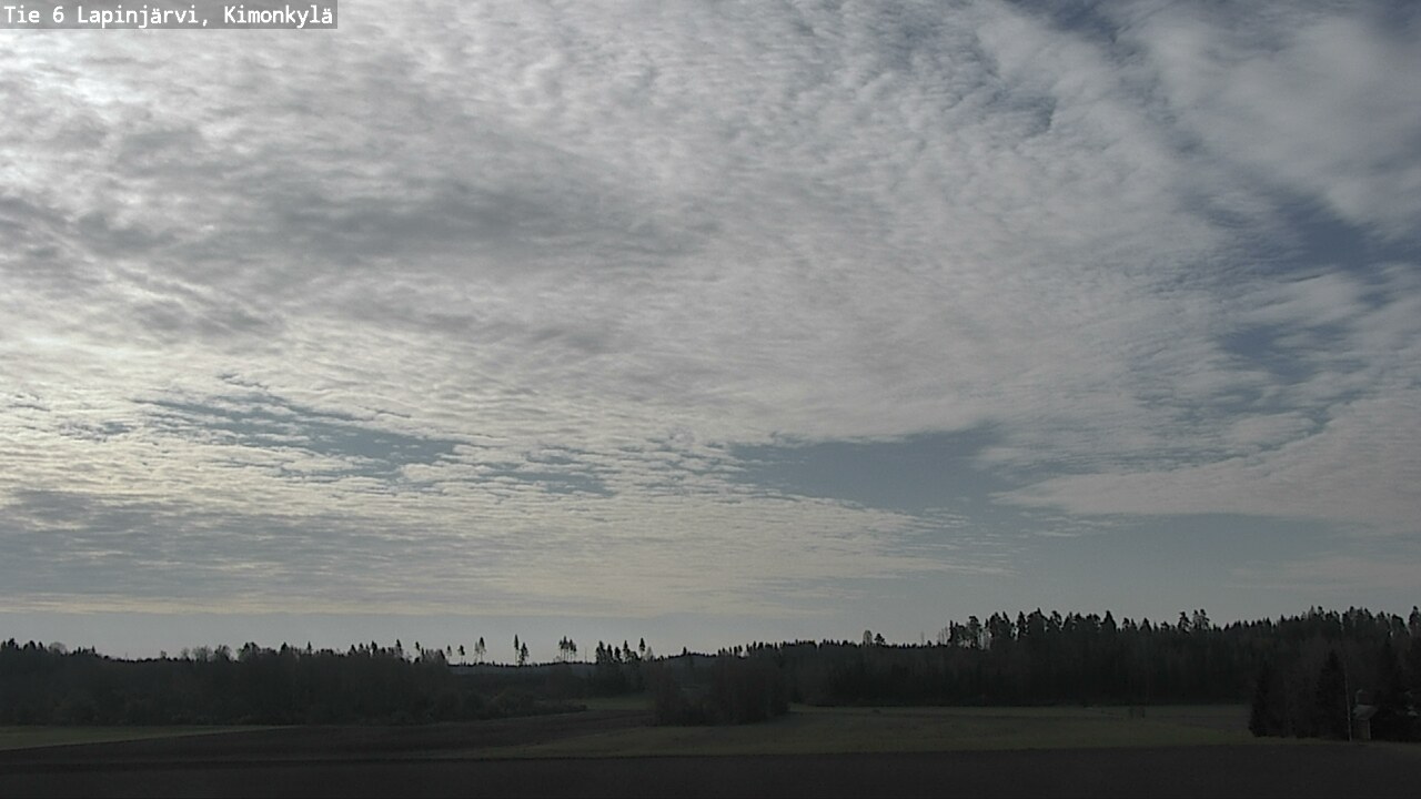 Weather Camera Image Road 6 Lapinjärvi, Kimonkylä, Lapinjärvi, Uusimaa