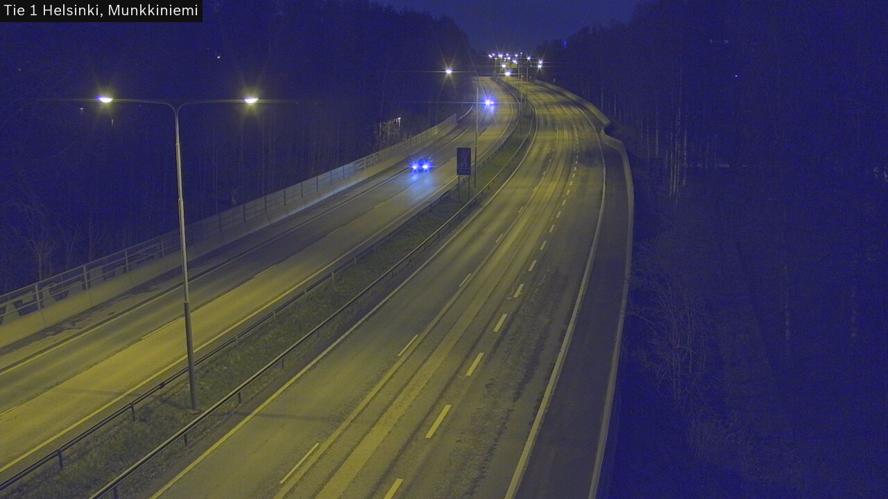 Weather Camera Image Road 1 Helsinki, Munkkiniemi, Helsinki, Uusimaa