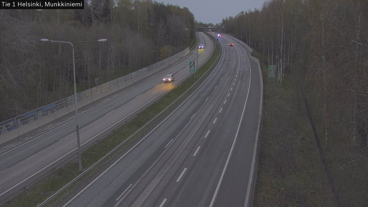 Weather Camera Image Väg 1 Helsingfors, Munksnäs, Helsinki, Uusimaa