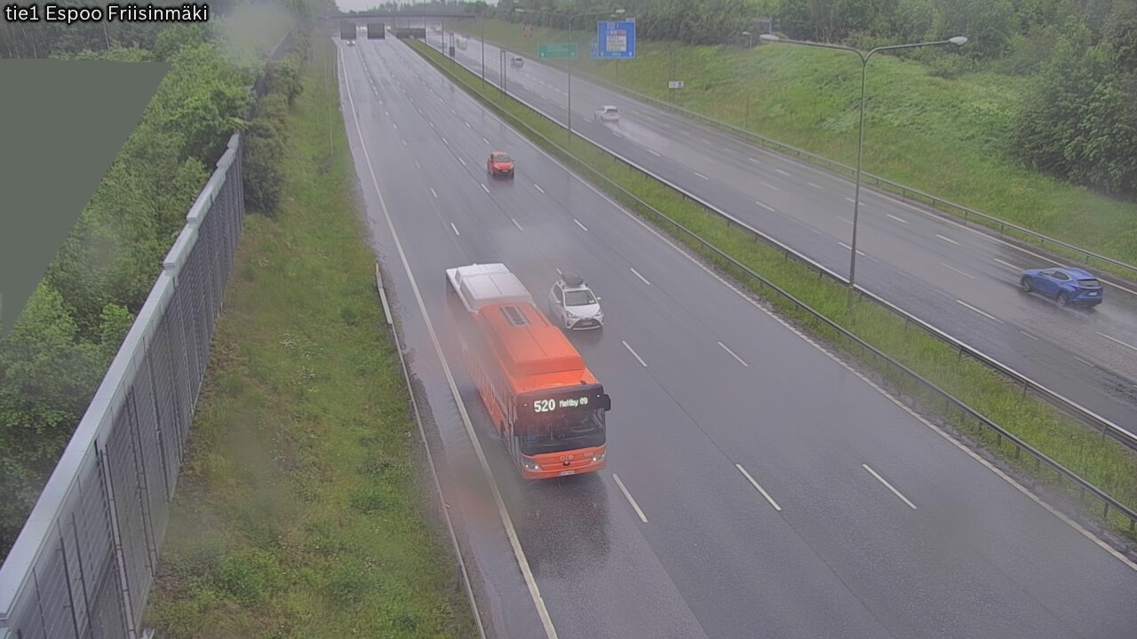 Weather Camera Image Road 1 Espoo, Friisinmäki, Espoo, Uusimaa