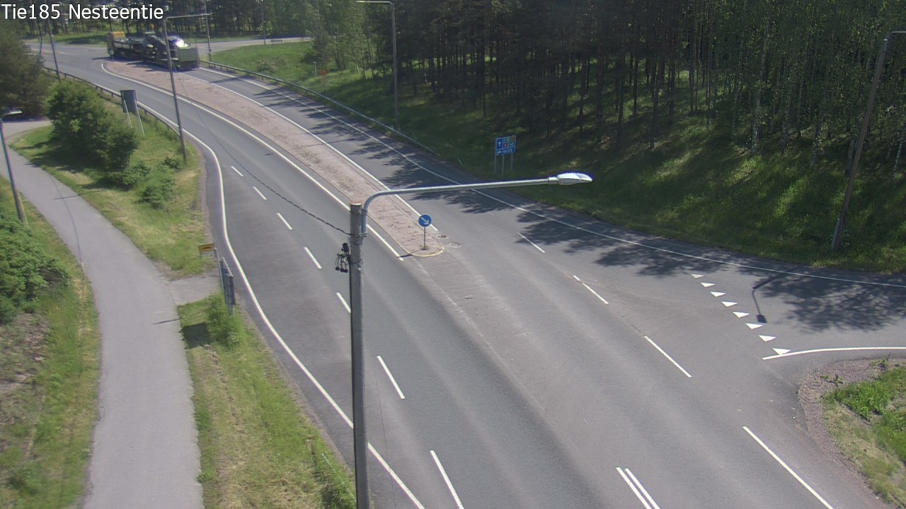 Weather Camera Image Väg 185 Raisio, Nesteentie, Raisio, Varsinais-Suomi
