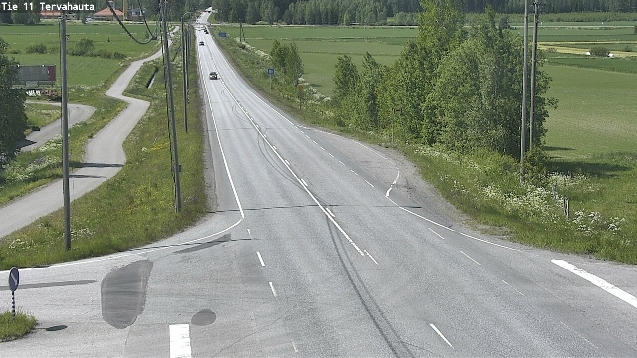 Weather Camera Image Väg 11 Sastamala Tervahauta, Sastamala, Satakunta