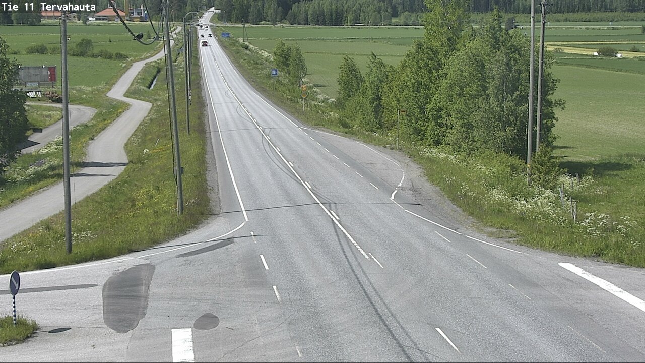 Weather Camera Image Road 11 Sastamala Tervahauta, Sastamala, Satakunta