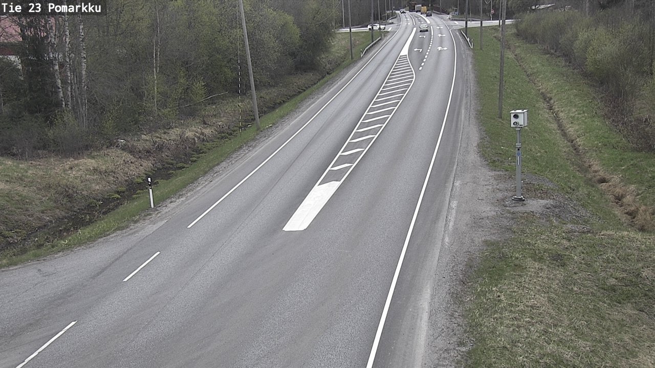 Weather Camera Image Road 23 Pomarkku, Pomarkku, Satakunta