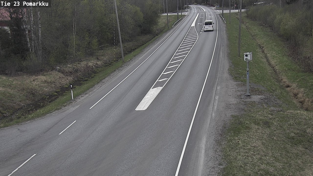 Weather Camera Image Road 23 Pomarkku, Pomarkku, Satakunta