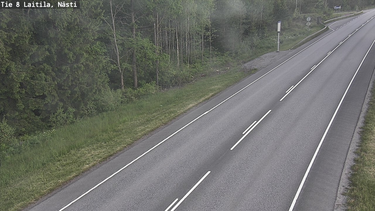 Weather Camera Image Road 8 Laitila, Nästi, Laitila, Varsinais-Suomi