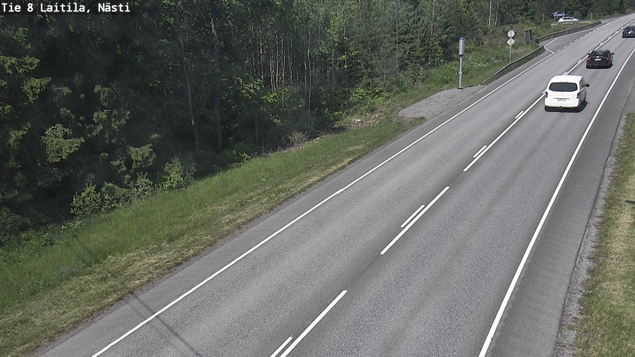Weather Camera Image Road 8 Laitila, Nästi, Laitila, Varsinais-Suomi