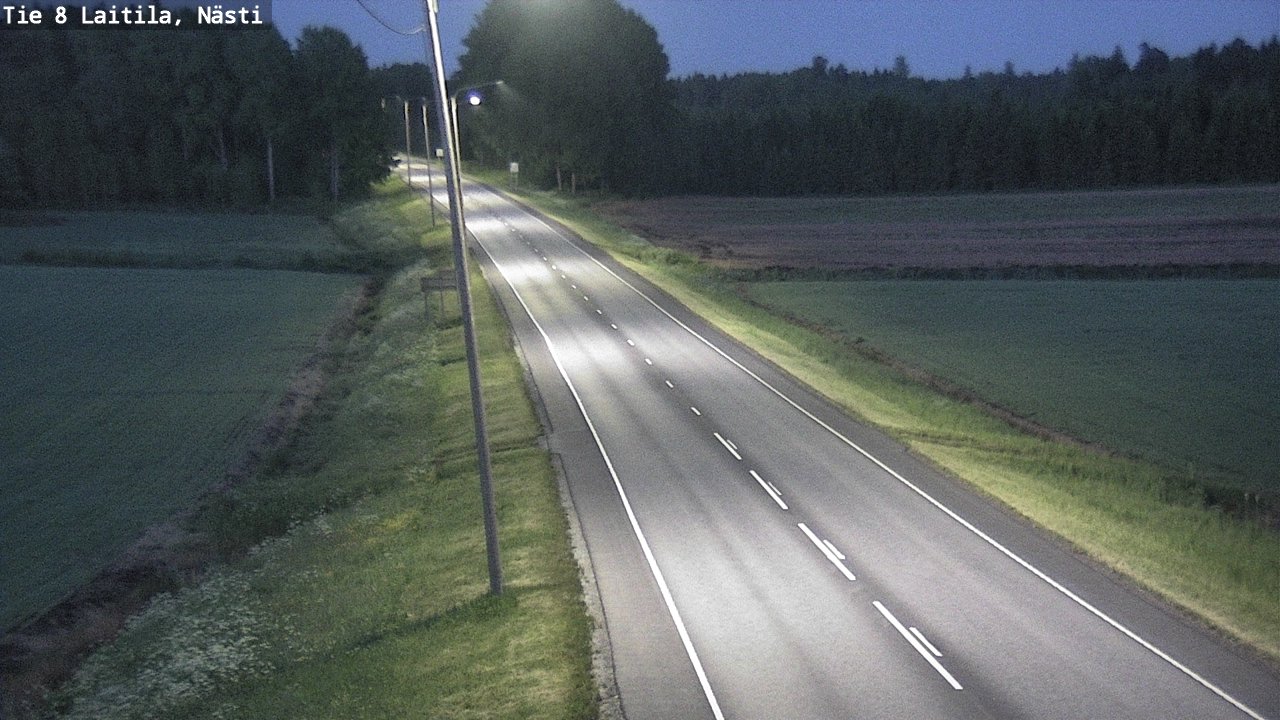 Weather Camera Image Road 8 Laitila, Nästi, Laitila, Varsinais-Suomi