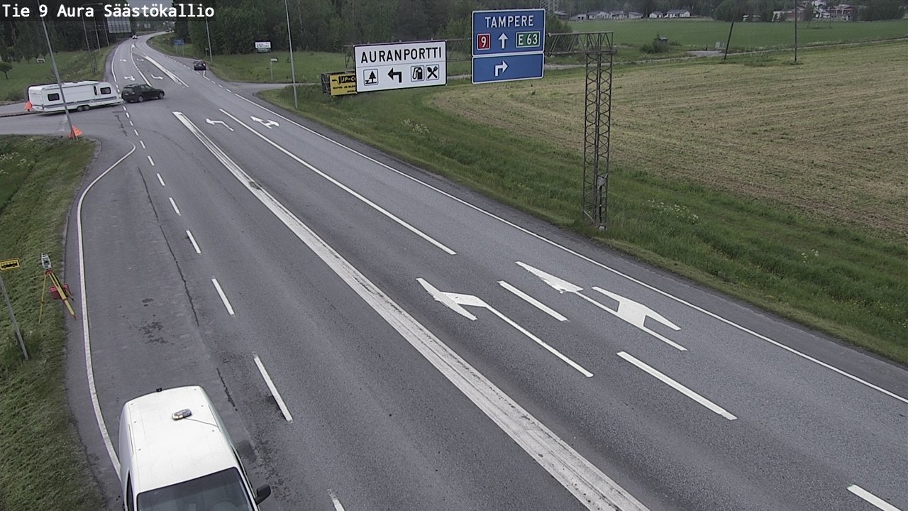 Kelikamerat Kuva Tie 9 Aura, Säästökallio, Aura, Varsinais-Suomi