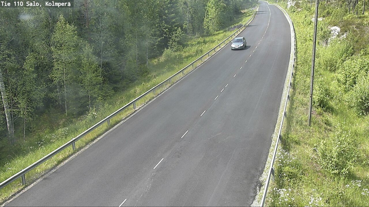 Weather Camera Image Road 110 Salo, Kolmperä, Salo, Varsinais-Suomi
