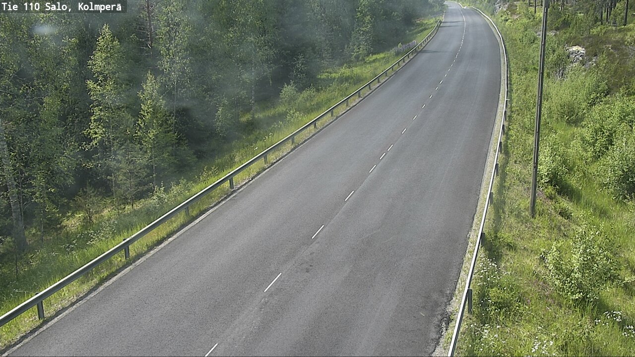 Weather Camera Image Väg 110 Salo, Kolmperä, Salo, Varsinais-Suomi