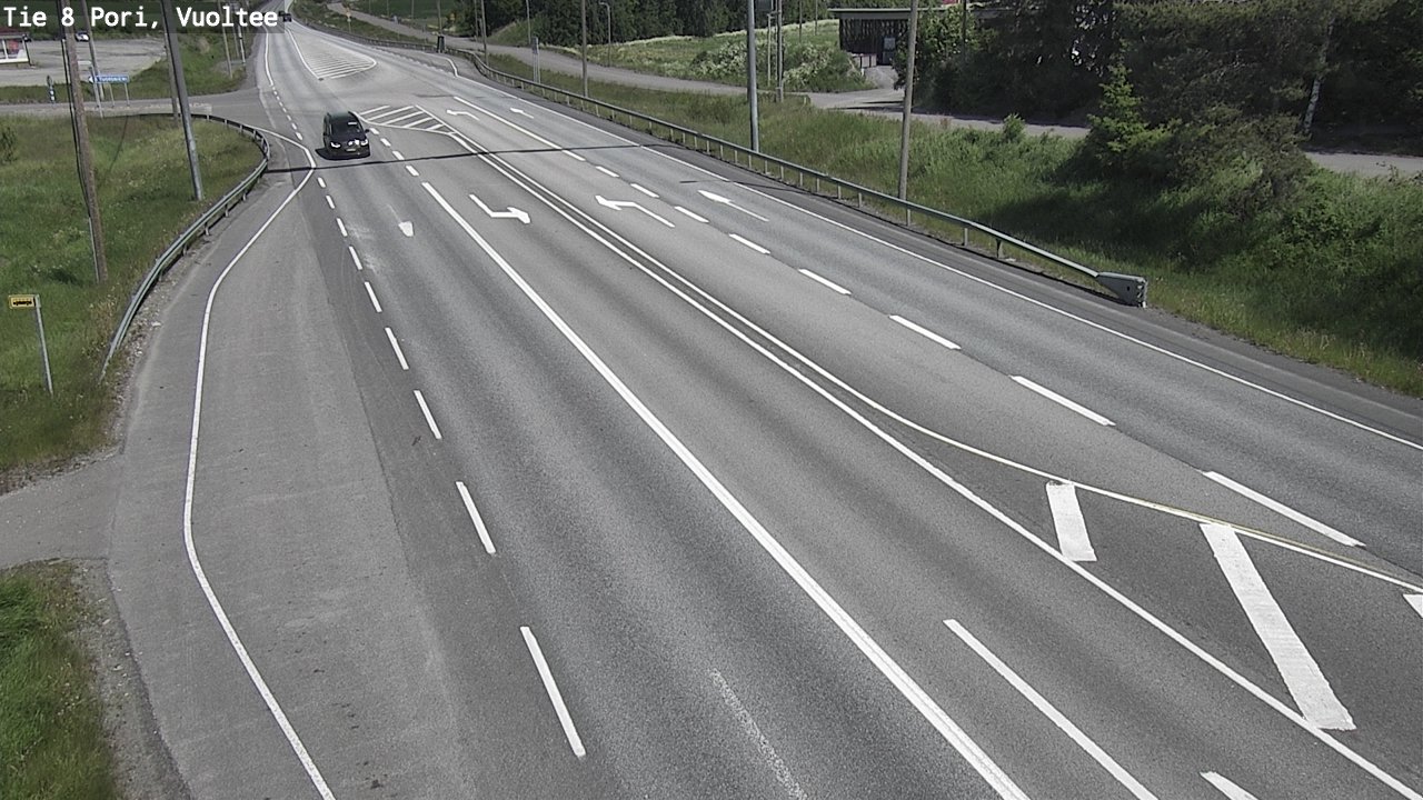 Weather Camera Image Väg 8 Björneborg, Vuoltee, Pori, Satakunta
