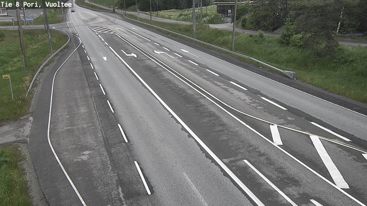 Weather Camera Image Road 8 Pori, Vuoltee, Pori, Satakunta