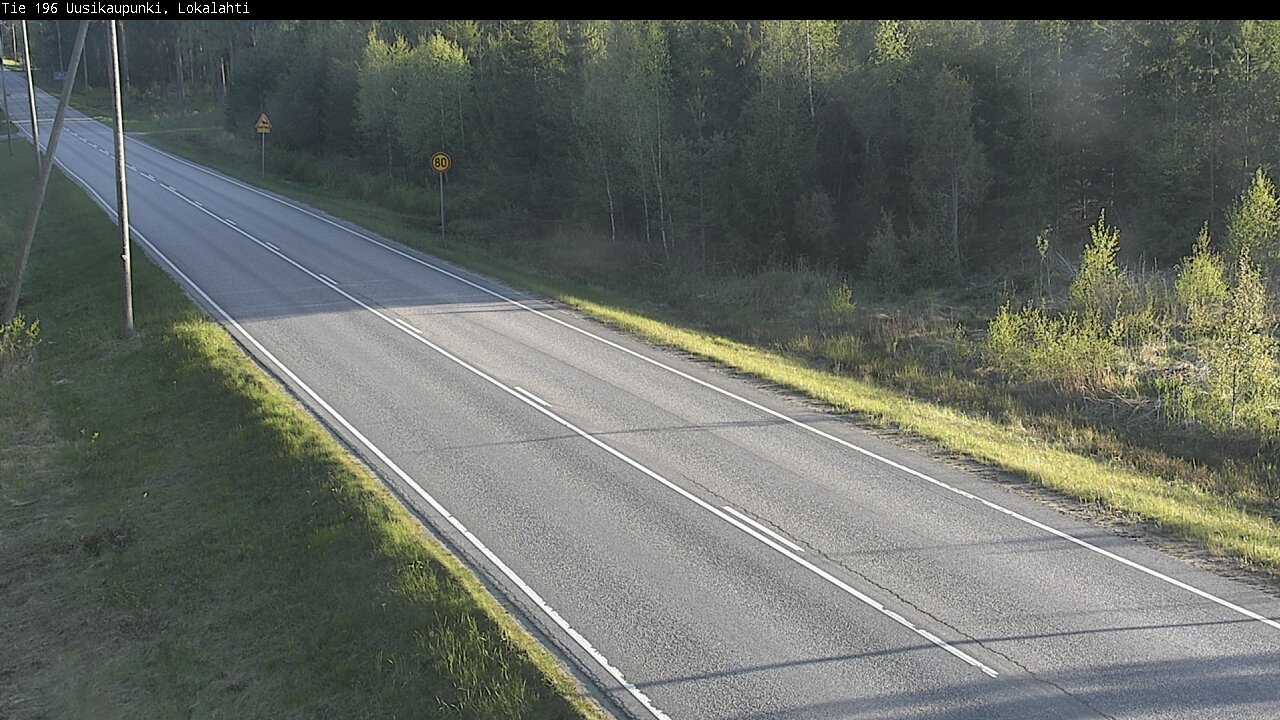 Weather Camera Image Väg 196 Nystad, Lokalax, Uusikaupunki, Varsinais-Suomi