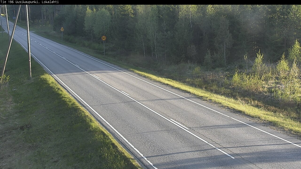 Weather Camera Image Väg 196 Nystad, Lokalax, Uusikaupunki, Varsinais-Suomi
