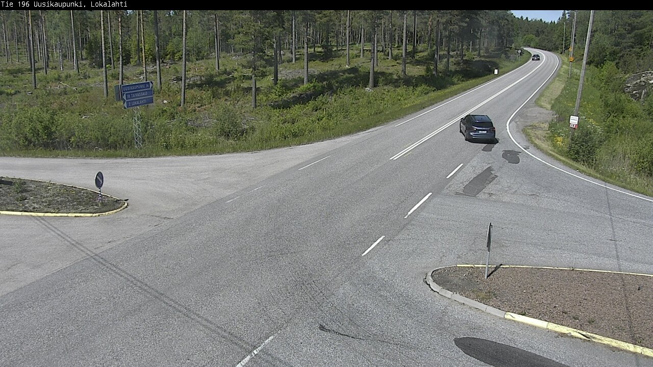 Weather Camera Image Road 196 Uusikaupunki, Lokalahti, Uusikaupunki, Varsinais-Suomi