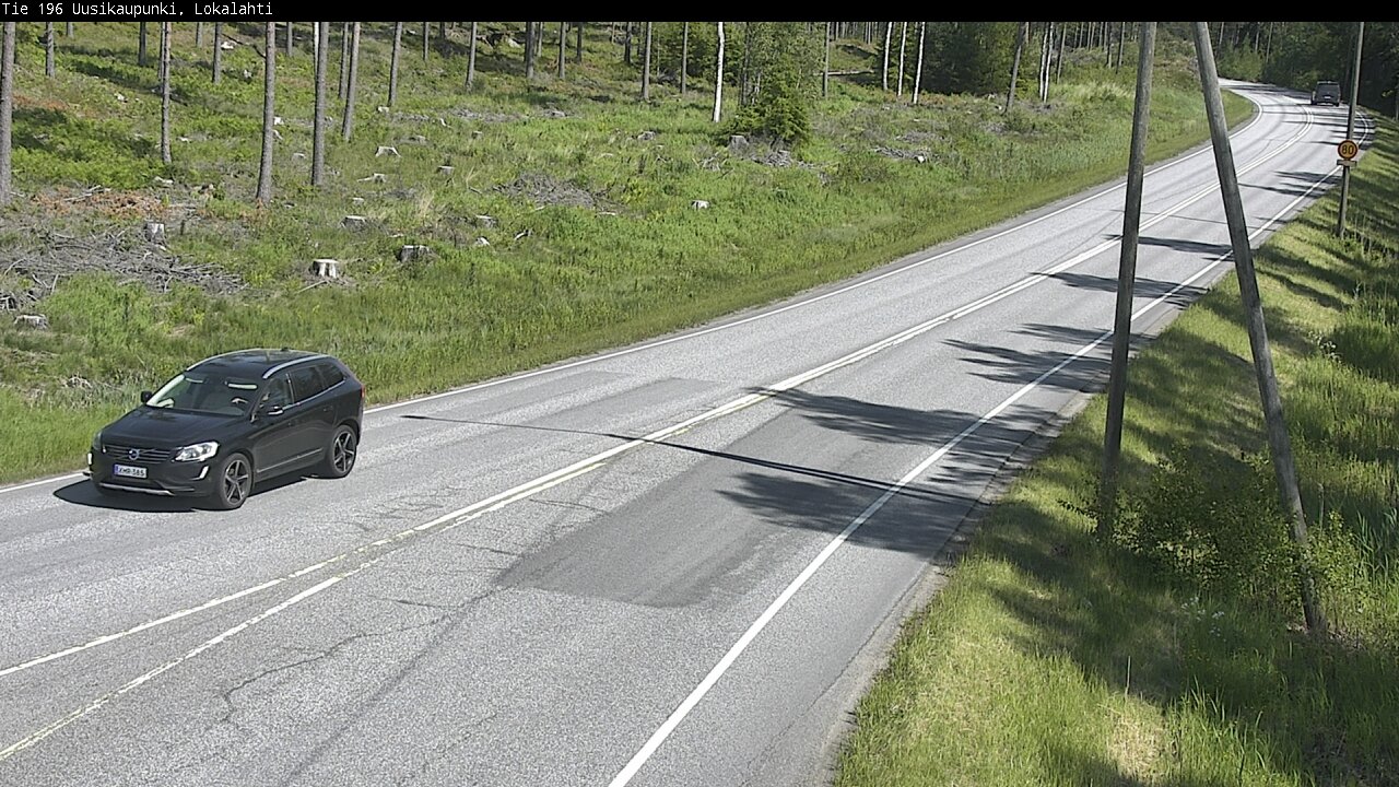 Weather Camera Image Road 196 Uusikaupunki, Lokalahti, Uusikaupunki, Varsinais-Suomi