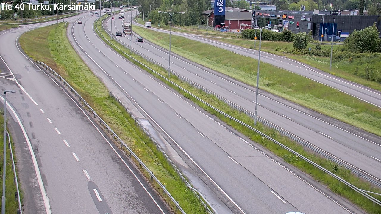 Weather Camera Image Väg 40 Åbo, Kärsämäki, Turku, Varsinais-Suomi