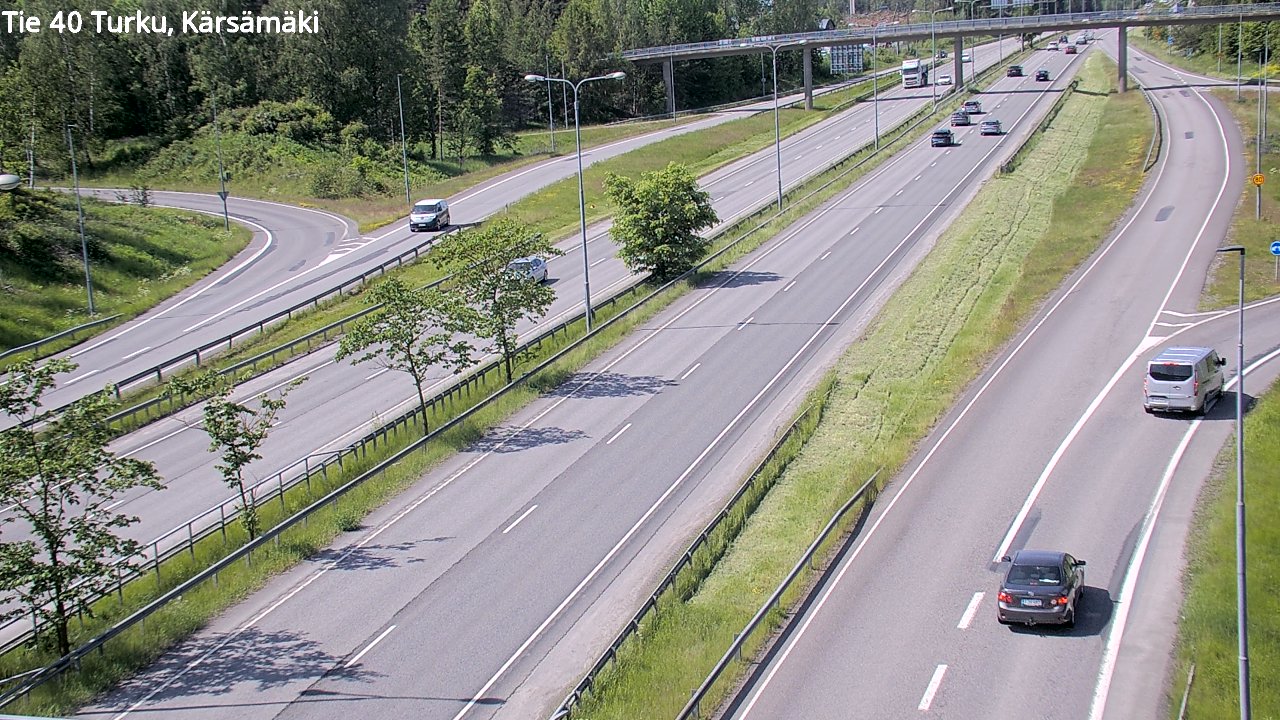 Weather Camera Image Road 40 Turku, Kärsämäki, Turku, Varsinais-Suomi
