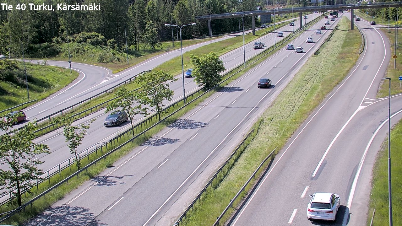 Weather Camera Image Road 40 Turku, Kärsämäki, Turku, Varsinais-Suomi
