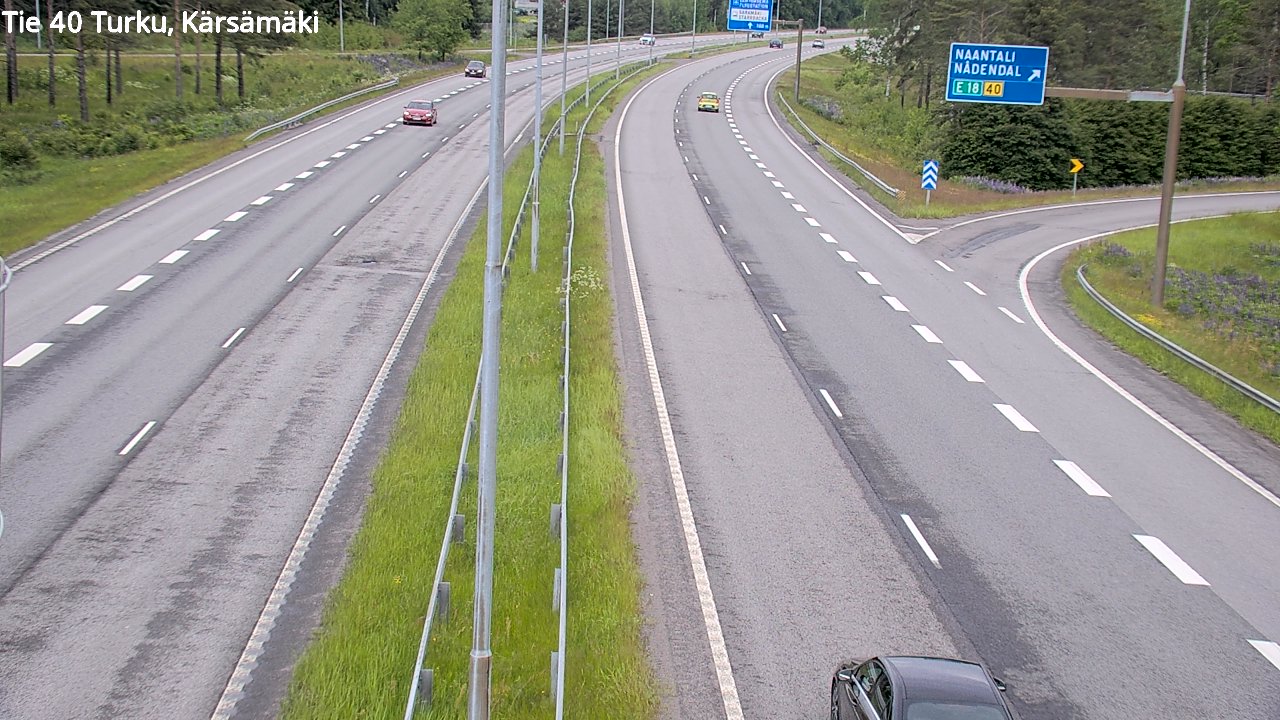 Weather Camera Image Väg 40 Åbo, Kärsämäki, Turku, Varsinais-Suomi