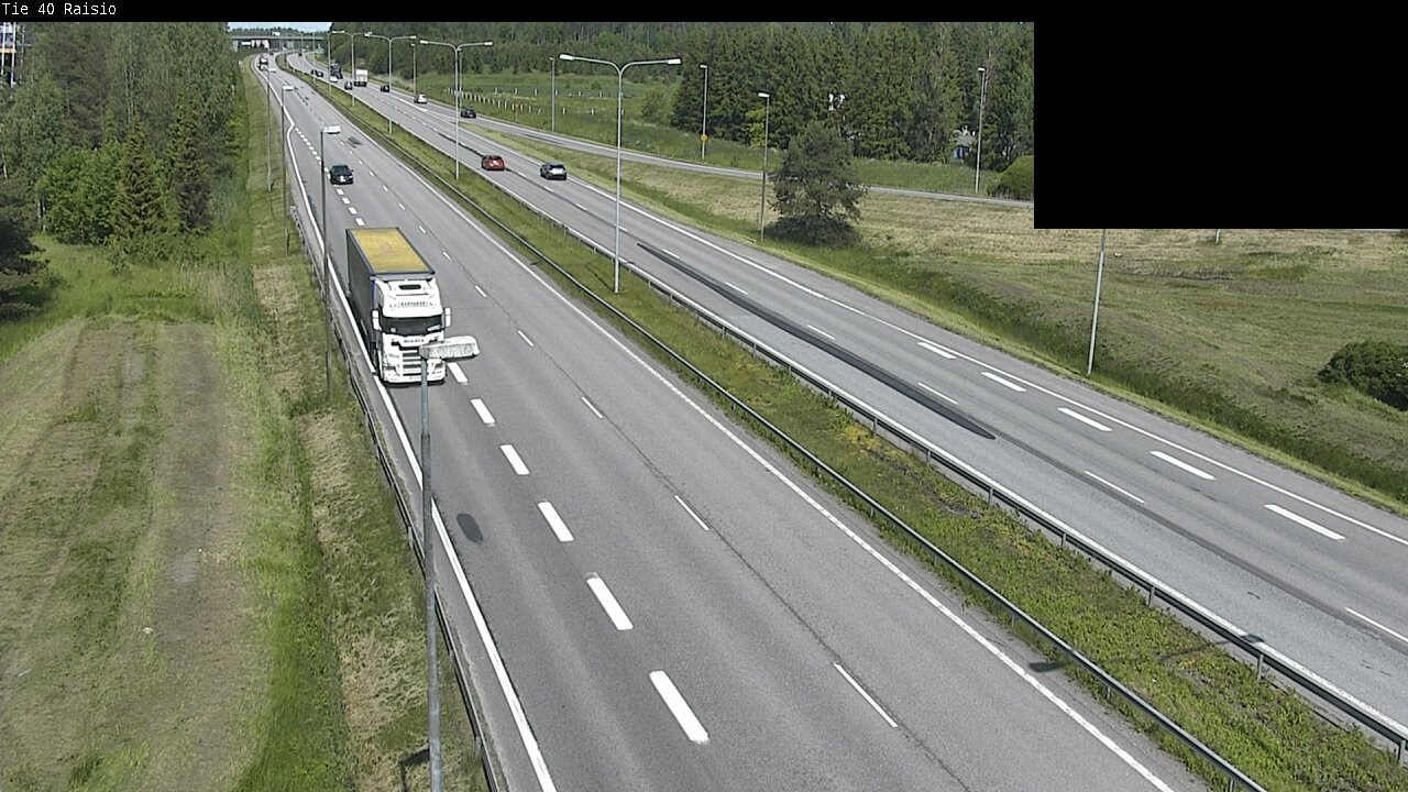 Weather Camera Image Road 40 Raisio, Raisio, Varsinais-Suomi