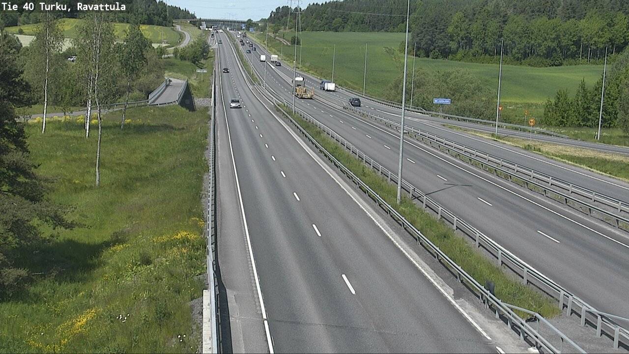 Weather Camera Image Road 40 Kaarina, Ravattula, Kaarina, Varsinais-Suomi