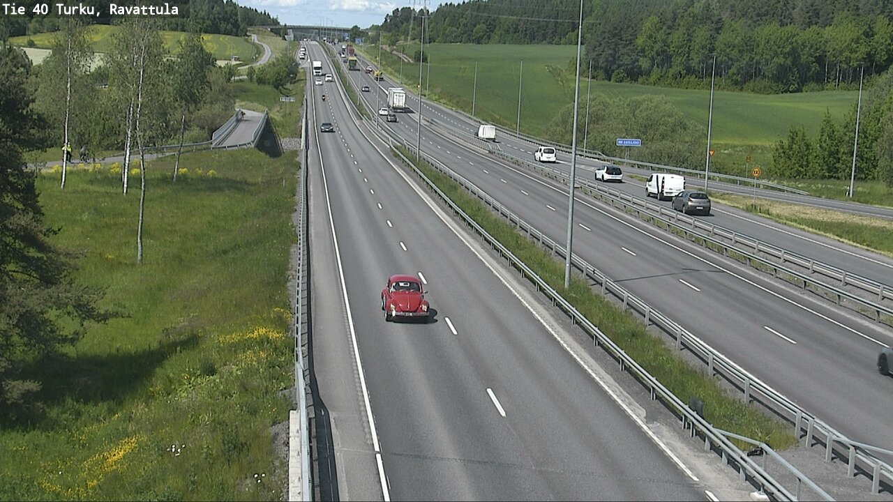 Weather Camera Image Väg 40 S:t Karins, Ravattula, Kaarina, Varsinais-Suomi