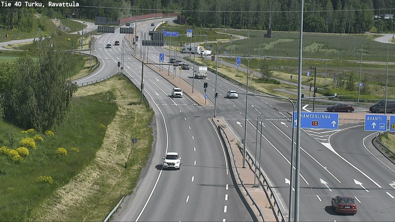 Weather Camera Image Road 40 Kaarina, Ravattula, Kaarina, Varsinais-Suomi