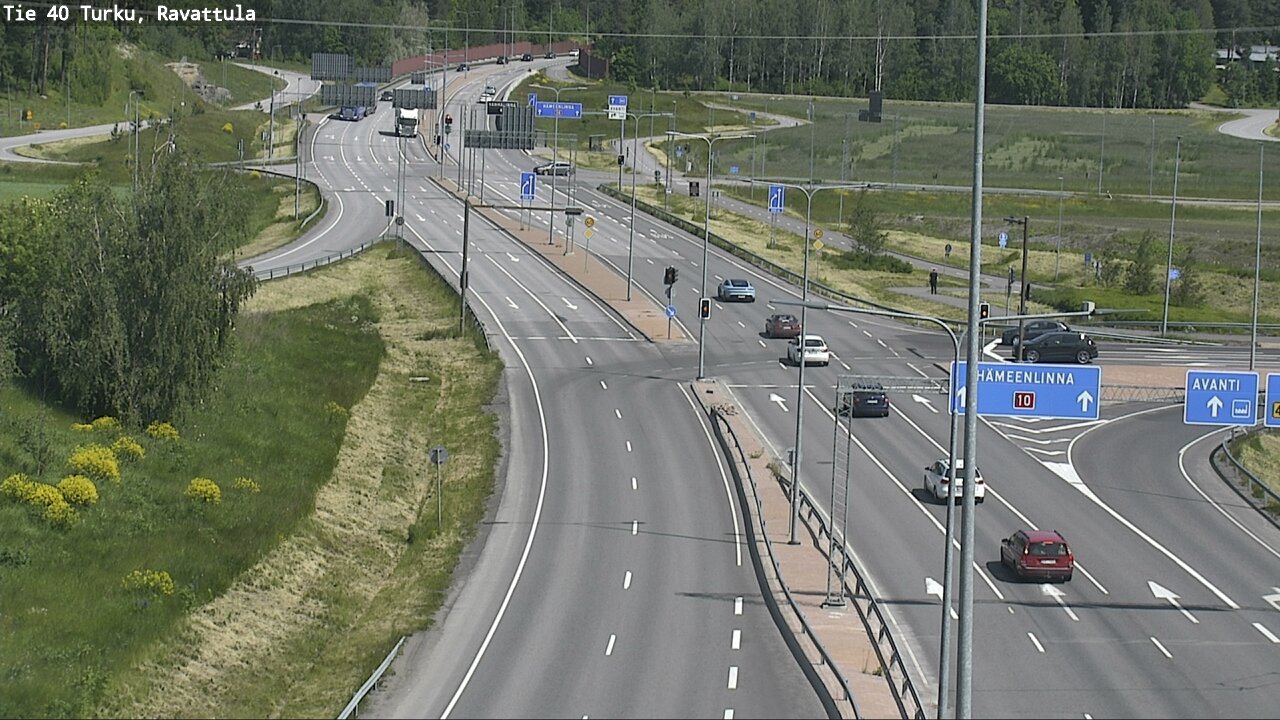 Weather Camera Image Väg 40 S:t Karins, Ravattula, Kaarina, Varsinais-Suomi
