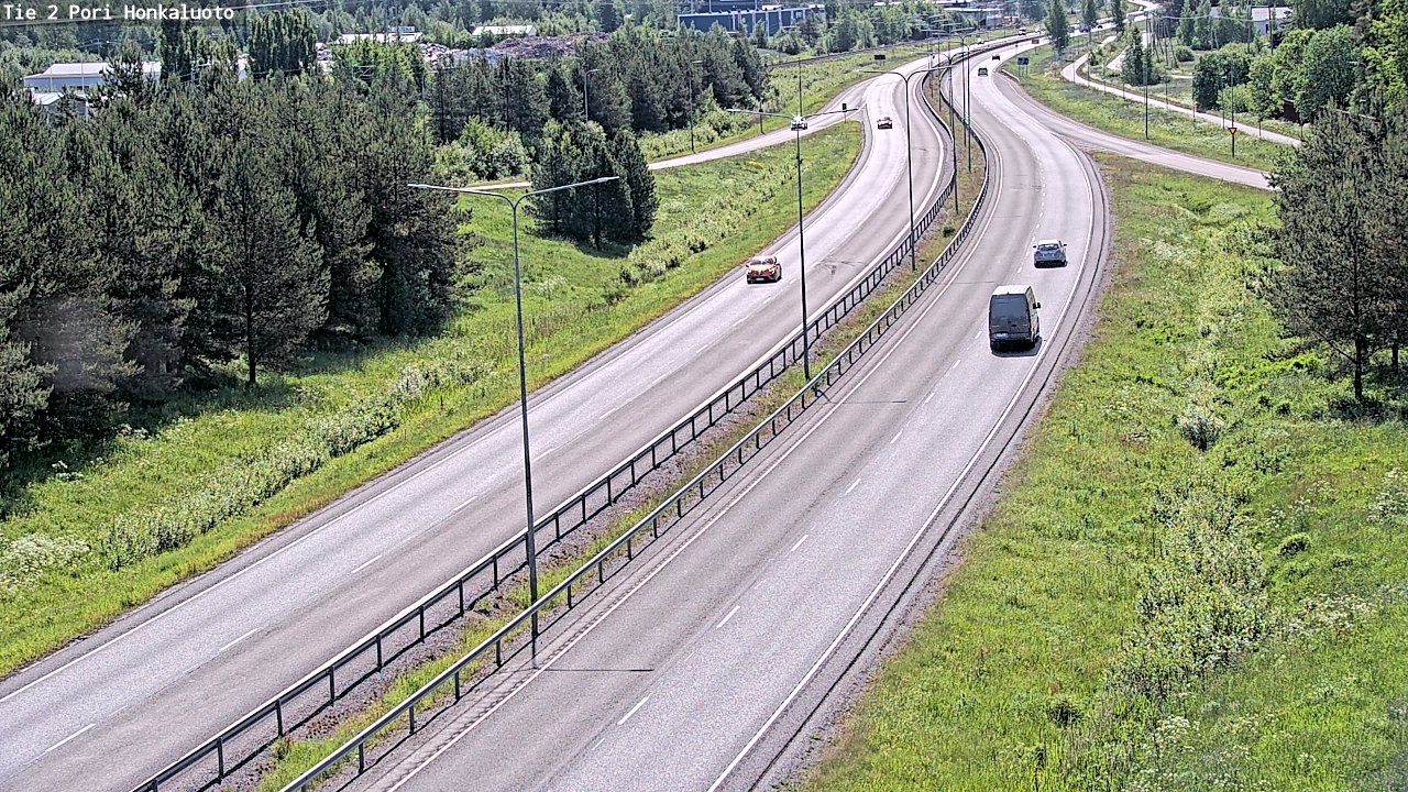 Weather Camera Image Road 2 Pori, Honkaluoto, Pori, Satakunta