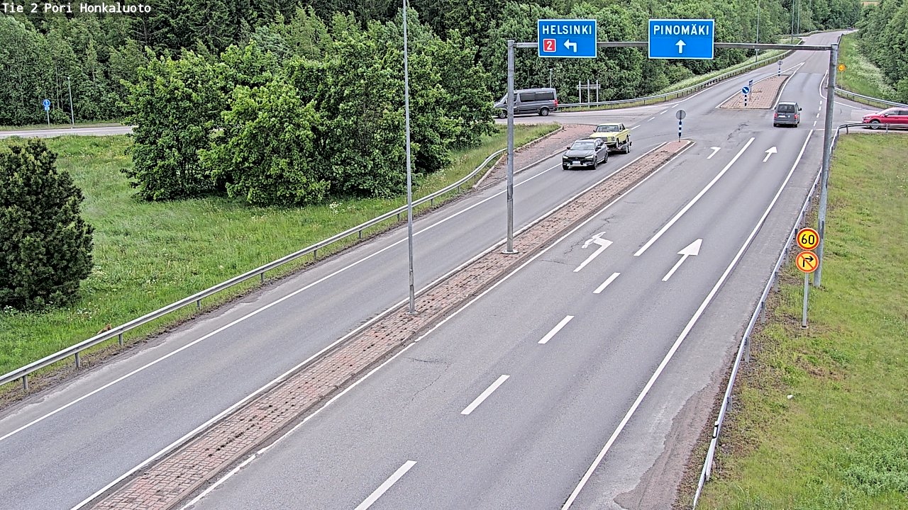 Kelikamerat Kuva Tie 2 Pori, Honkaluoto, Pori, Satakunta