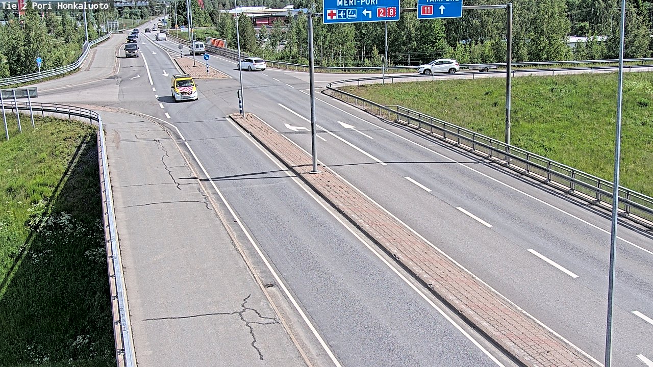 Weather Camera Image Road 2 Pori, Honkaluoto, Pori, Satakunta